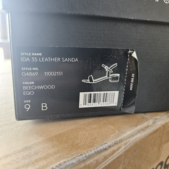 Coach leather strappy sandals - Picture 5 of 5